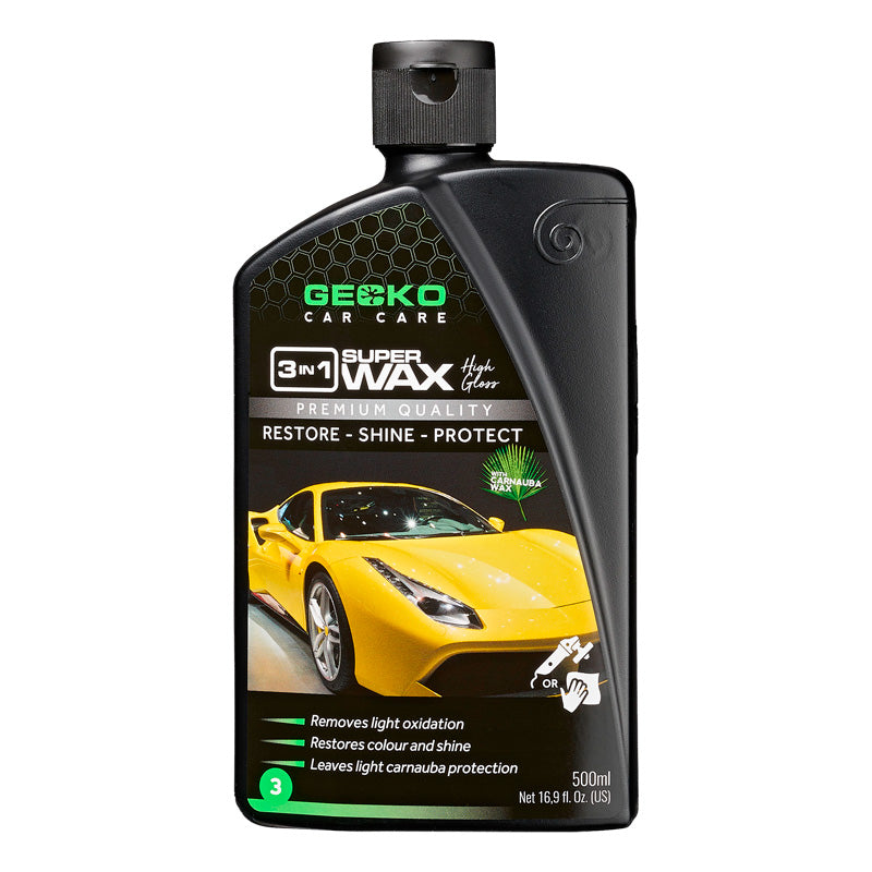 Gecko, 3in1 Super Wax with Carnauba - 500ml