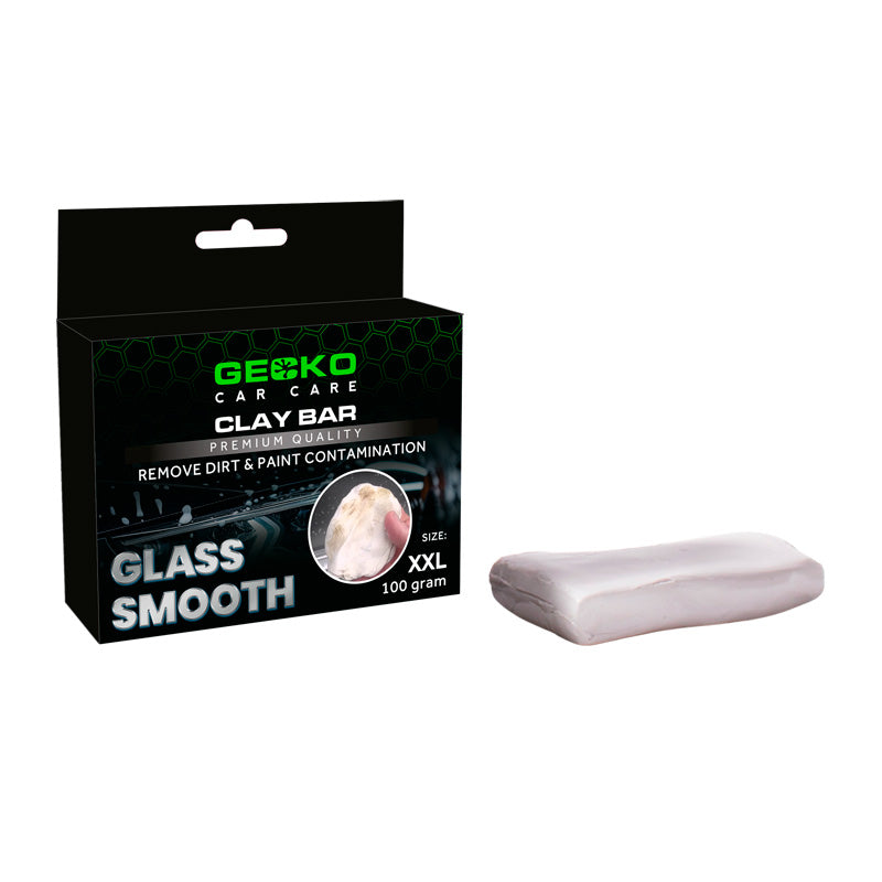 Gecko, Clay Bar 100g, cuidado eficaz del coche para pintura, vidrio, plástico y metal