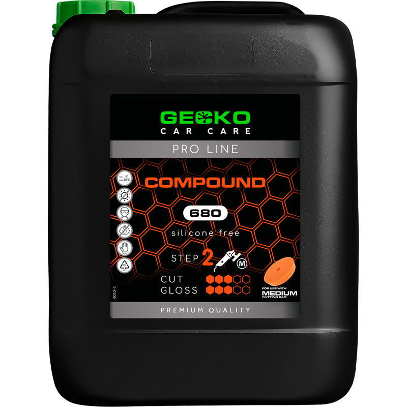 Gecko, Pro Compound 680 STEP 2, 5 liter, silicone free