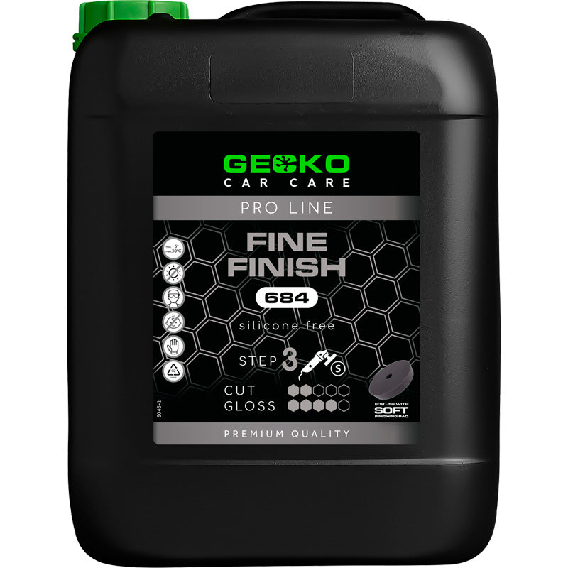 Gecko, Pro Fine Finish 684 STEP 3, 5 liter, silicone free