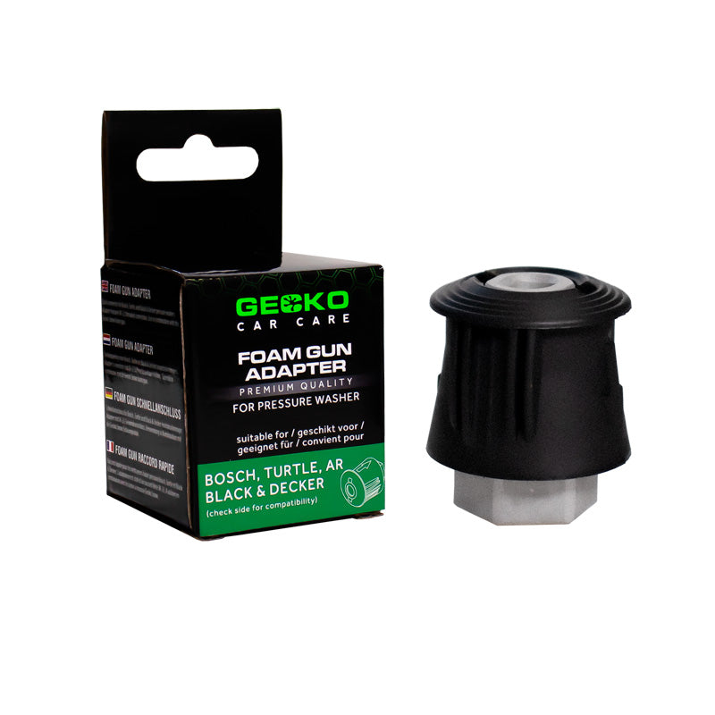 Gecko, Złącze M22 Quick Connector do pistoletu Snowfoam - pasuje do Bosch/Turtle/AR/sort & Decker
