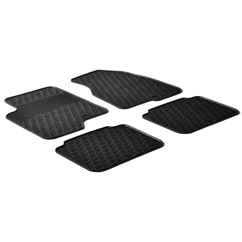 Gledring, tappetini in gomma, adatti per Chevrolet Captiva / Opel Antara 2006- (profilo G, 4 pezzi + clip)
