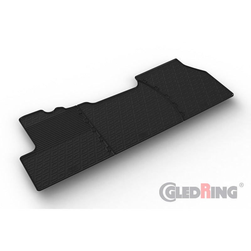 Gledring, Alfombrillas de goma, para Opel Movano 2022- (perfil G 3 piezas)