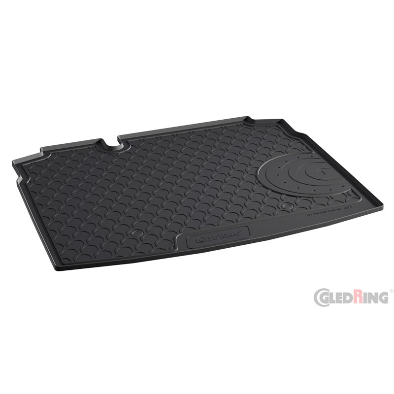 Gledring, gumowa mata do bagażnika, pasuje do Volkswagen Golf V & VI HB 3/5-drzwiowy 2003-2012 (z wąskim kołem zapasowym)
