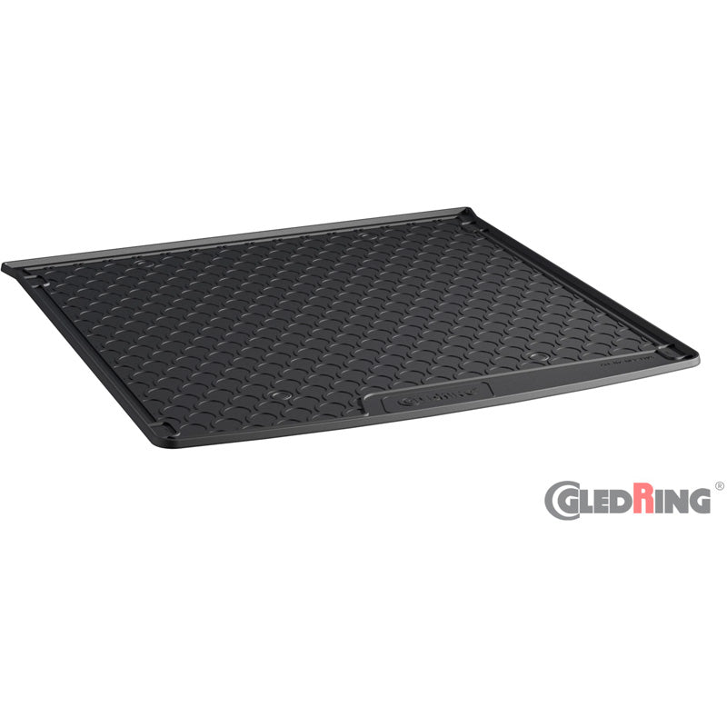 Gledring, Trunk liner, Rubber, fits Audi Q8 (4MN) (2018-) with movable rear seat bench