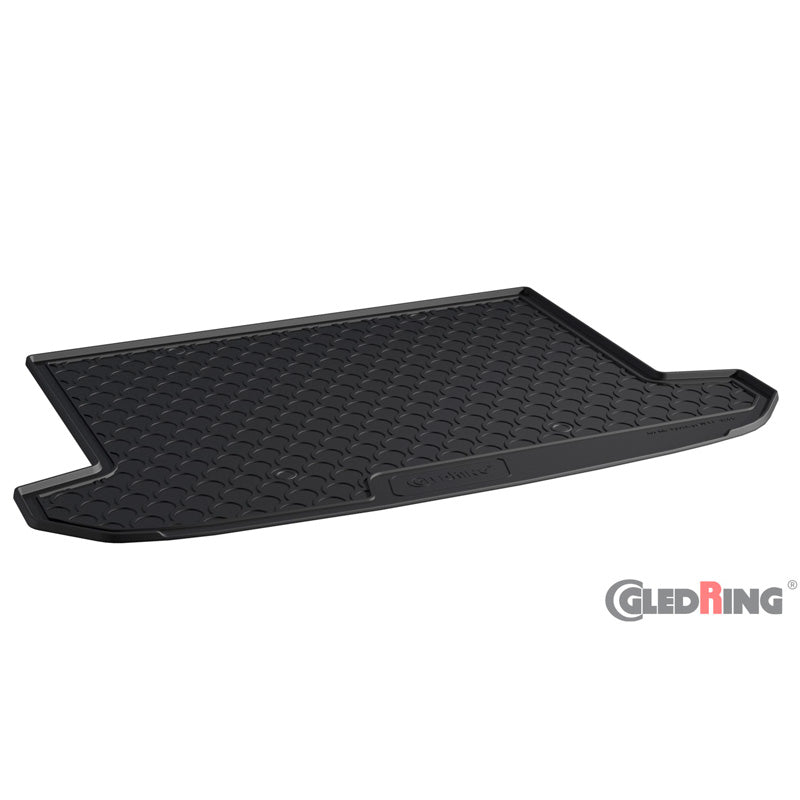 Gledring, rubberen kofferbakmat, past op Kia Sportage Facelift 2018-2021 (bovenste variabele laadvloer)