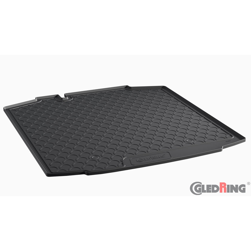 Gledring, rubberen kofferbakmat, past op Seat Toledo & Skoda Rapid Sedan 2012- (onderste laadvloer)