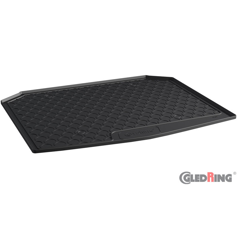 Gledring, rubberen kofferbakmat, past op Skoda Karoq 2WD/WD 7/2017- (onderste variabele bodem)