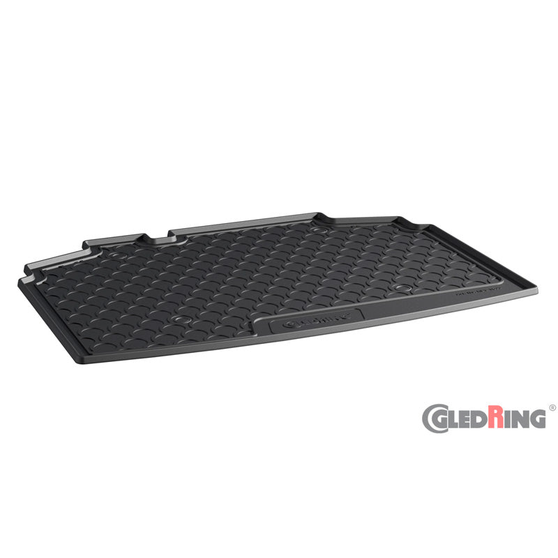 Gledring, Alfombrilla de goma para maletero, compatible con Skoda Fabia IV HB de 5 puertas 2021- (Suelo inferior)