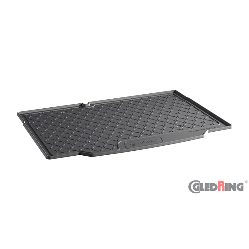 Gledring, Alfombrilla de goma para maletero, compatible con Renault Clio E HB de 5 puertas 2019- (Suelo inferior)