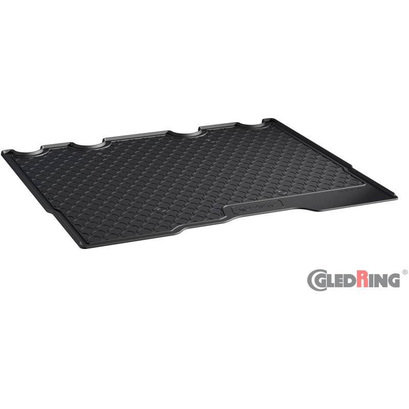 Gledring, vasca baule, gomma, adatto per Opel Vivaro (2014-2019), Renault Trafic (2014-), Nissan NV300 (2016-), Fiat Talento (2016-) (versione passeggeri)