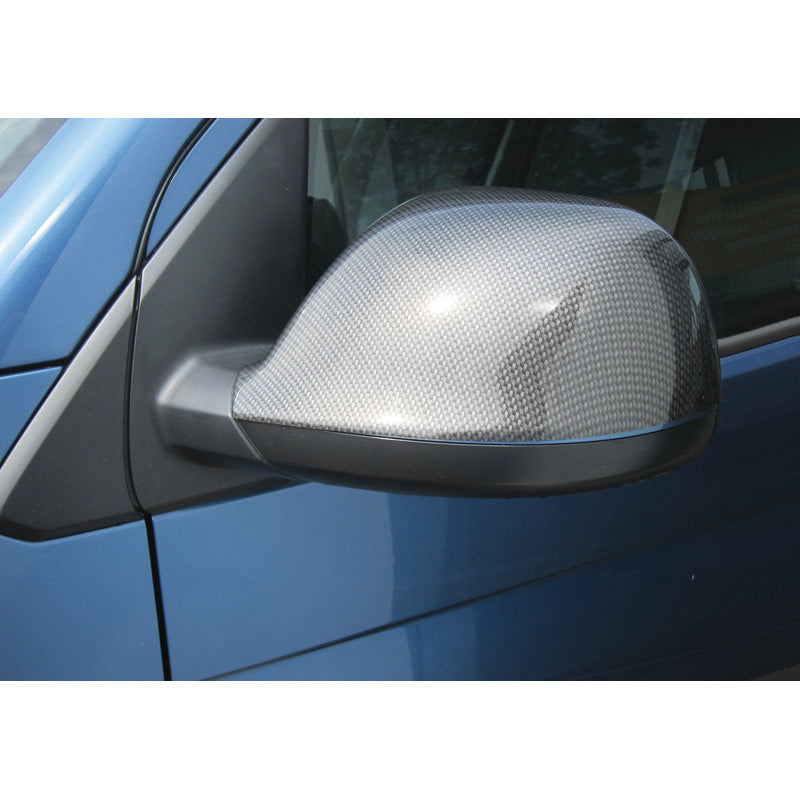 RGM, sada krytů zpětných zrcátek, pasuje na Volkswagen Transporter T6 2015- Carbon-Look