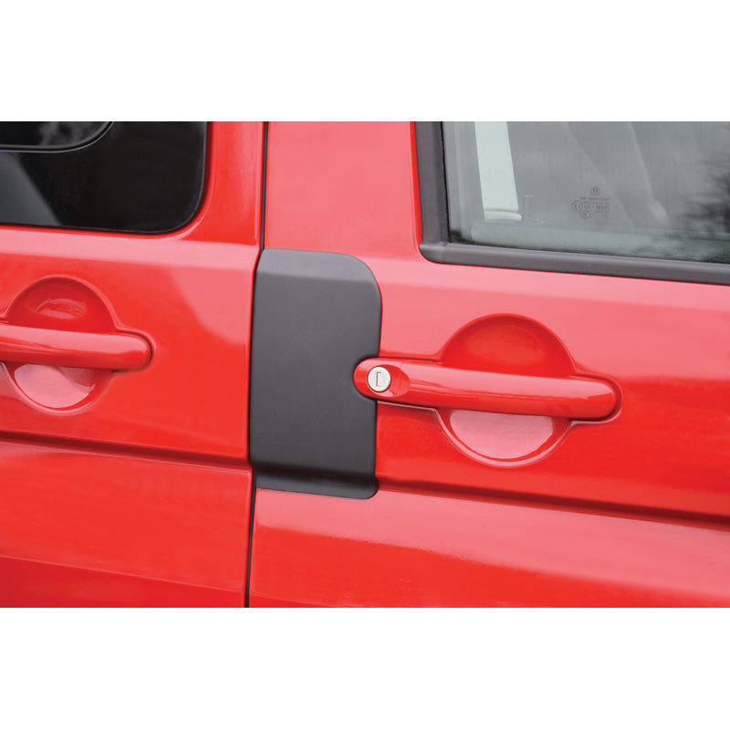 RGM, set di protezioni per porte, adatto a Volkswagen Transporter T5 2003-2015 & T6 2015-, Nero