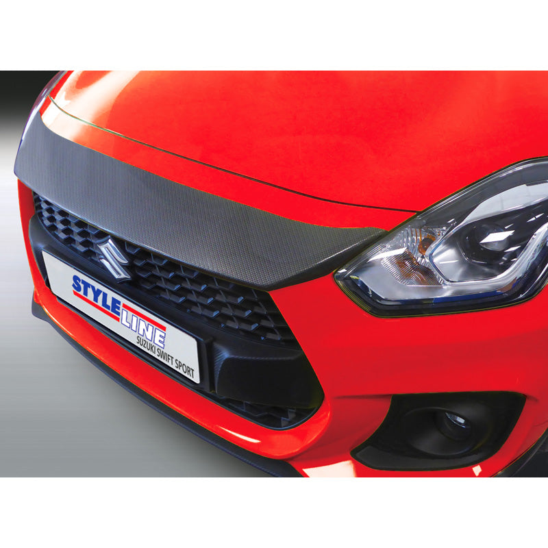 RGM, protector de capó, compatible con Suzuki Swift IV Sport 5-doors 4/2018- Aspecto carbono