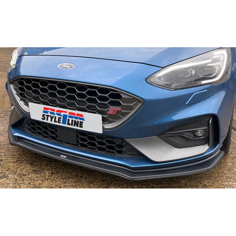 RGM, Front spoiler, passer til Ford Focus IV ST & ST-Line 2018- - Black (ABS)