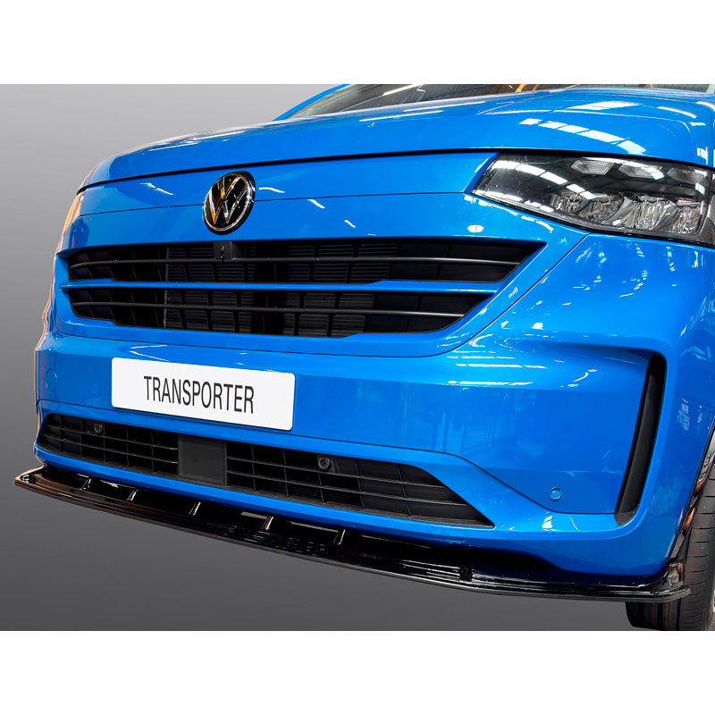 RGM, Front spoiler, Gloss Black (ABS), fits Volkswagen Transporter T7 (2024-)
