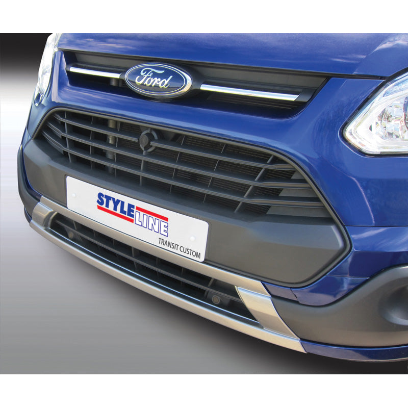 RGM, Przedni spojler 'Skid-Plate', pasuje do Ford Transit/Tourneo Custom 2014-2018 Srebrny (ABS)