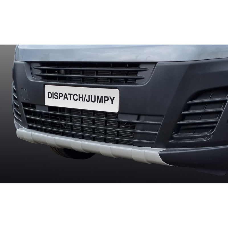 RGM, Front spoiler 'Skid-Plate', passer til Citroën Jumpy/Peugeot Expert/Toyota Proace 2016-/Opel Vivaro 2019-/Fiat Scudo 2022- Silver (ABS)