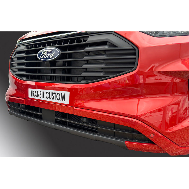 RGM, spoiler anteriore 'Skid-Plate', nero, compatibile con Ford Transit Custom / Tourneo Custom 2023-