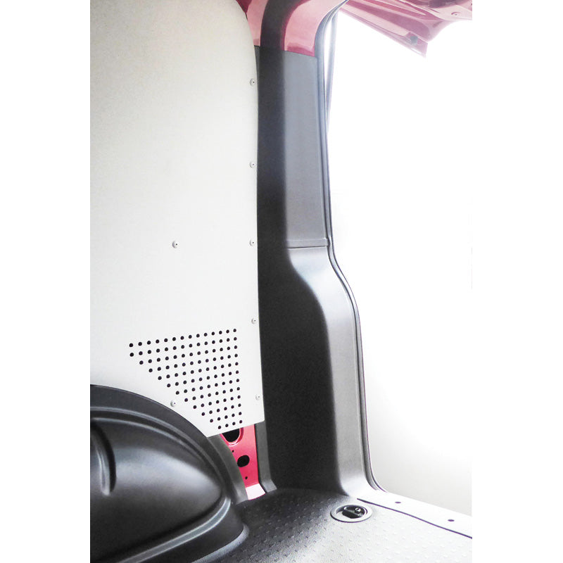 RGM, Inner Rear Door Pillar Guards for Volkswagen T5/T6/T6.1 2003-2022 - Full Cover - Black (ABS)