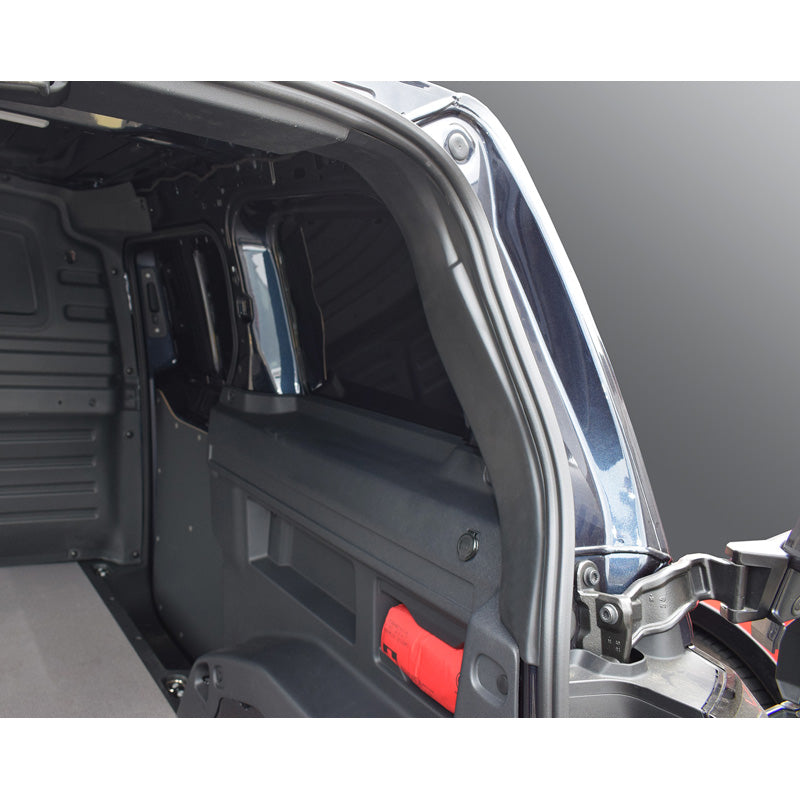 RGM, Inner Rear Door Pillar Guards for Volkswagen ID.Buzz Cargo 2022- - Black (ABS)