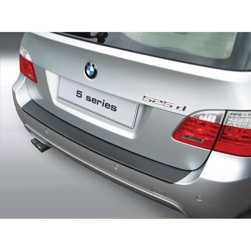 RGM, Protection de pare-chocs arrière, plastique ABS, compatible avec BMW 5-Series E61 Touring 2003-2010 'M-Style' noir