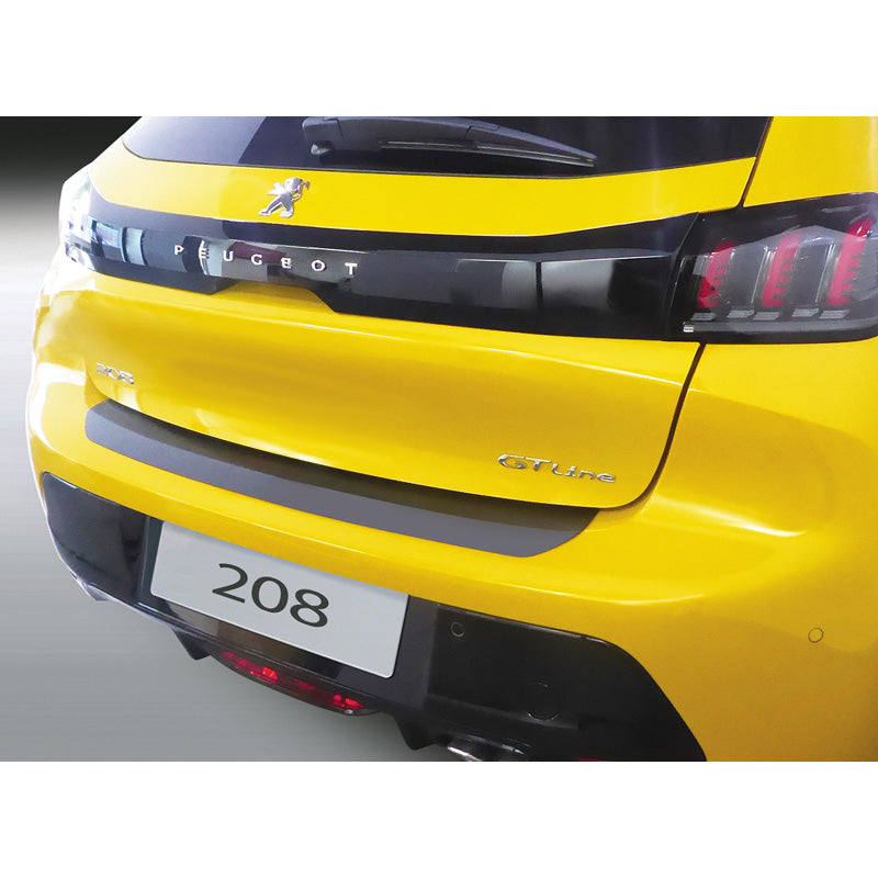 RGM, Bagkofangerbeskytter, ABS plastik, passer til Peugeot 208 II 5-doors (incl. e-208) 2019- Black