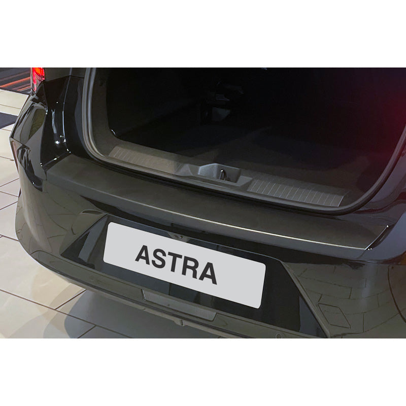 RGM, Achterbumperbeschermer, ABS kunststof, passend voor Opel Astra L 5-deurs 10/2021- Zwart