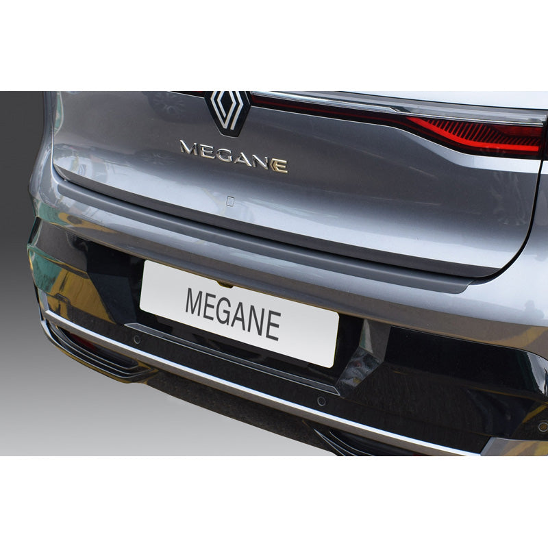 RGM, protège pare-chocs arrière, plastique ABS, compatible avec Renault Megane E-Tech 2022- Noir