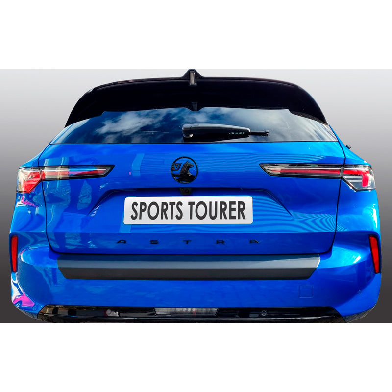 RGM, protector de parachoques trasero, plástico ABS, compatible con Opel Astra L Sportstourer 2022- negro
