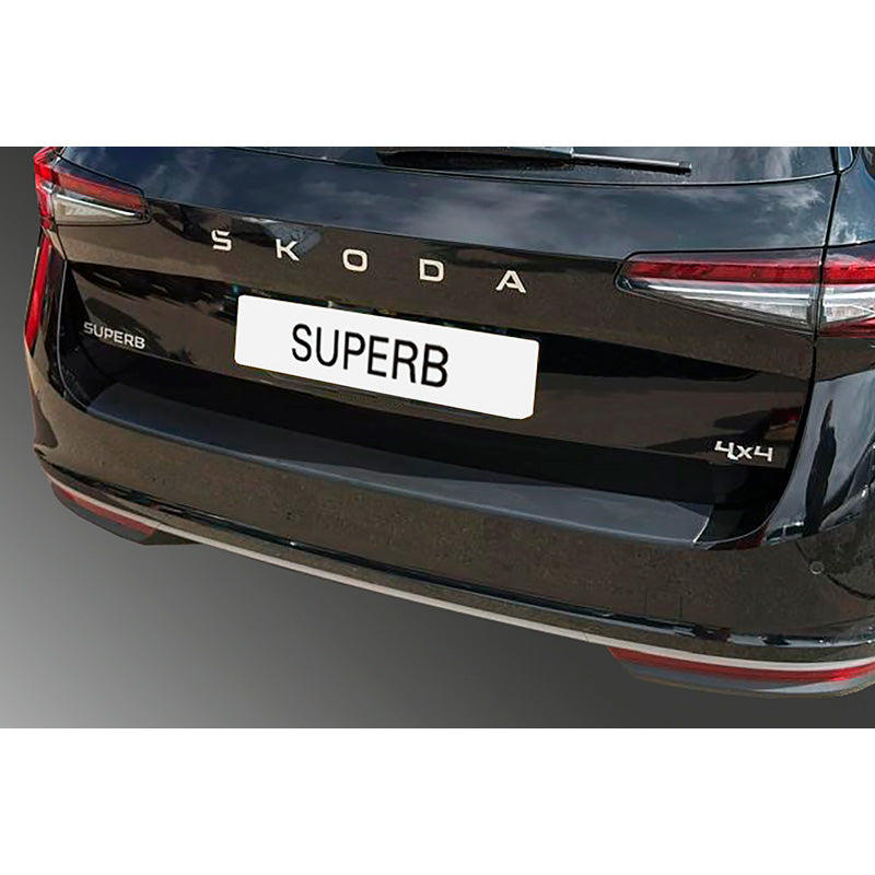 RGM, Rear bumper protector, ABS, fits Skoda Superb IV Combi (2024-), Black