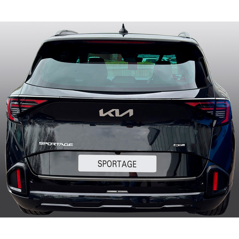 RGM, Protezione paraurti posteriore, Look carbonio, adatta a Kia Sportage (NQ5) Restyling (2024-)