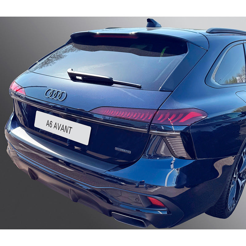 RGM, protection de pare-chocs arrière, ABS, noir, convient pour Audi A6 Avant (S-Line/Sport/E-Hybrid/Edition 1) (2025-)