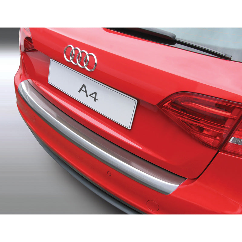 RGM, Ochraniacz tylnego zderzaka, tworzywo ABS, pasuje do Audi A4 Avant 2008-2012 srebrny