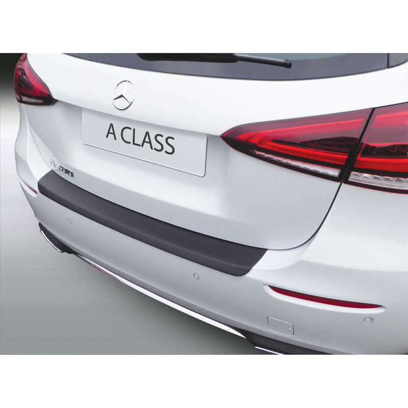 RGM, Rear bumper protector, ABS plastic, fits Mercedes A-Class W177 2018- Black