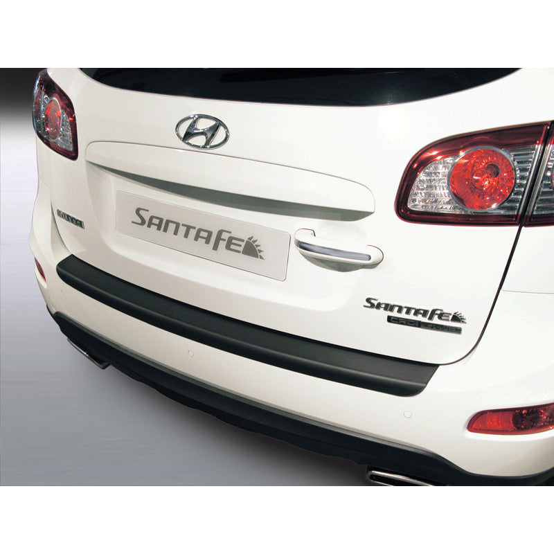 RGM, Protezione paraurti posteriore, plastica ABS, adatto a Hyundai Santa Fe 2010-2012 Black