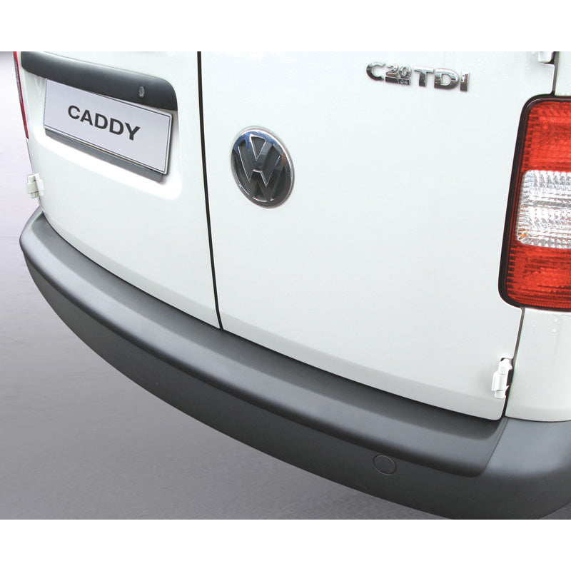RGM, Ochrana zadního nárazníku, ABS plast, pasuje na Volkswagen Caddy II 2004-2015 (pro nelakované nárazníky) Černá