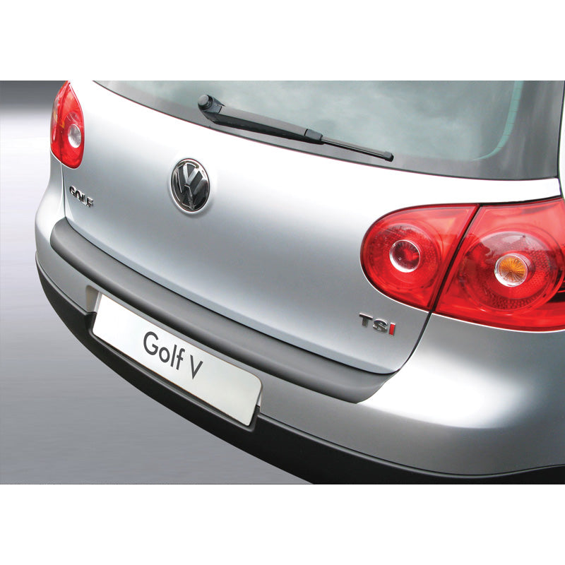 RGM, protezione paraurti posteriore, plastica ABS, adatto a Volkswagen Golf V 3/5 porte Nero