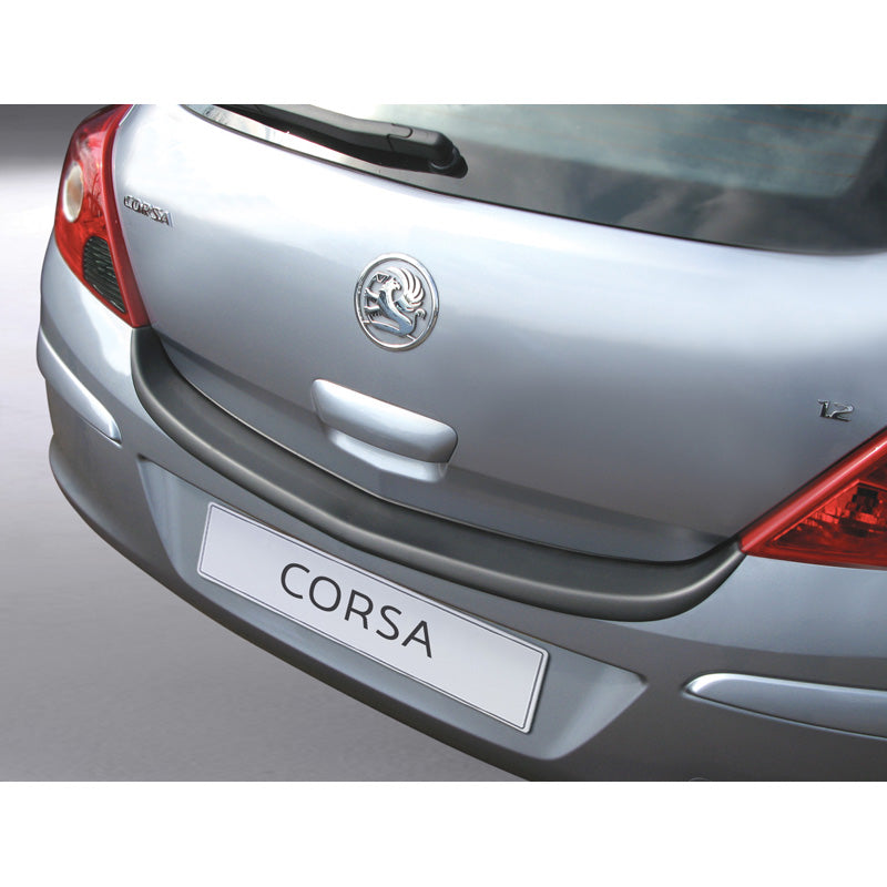 RGM, Ochrana zadního nárazníku, ABS plast, pasuje na Opel Corsa D 3 dveře kromě VXR/GSi/OPC Černá