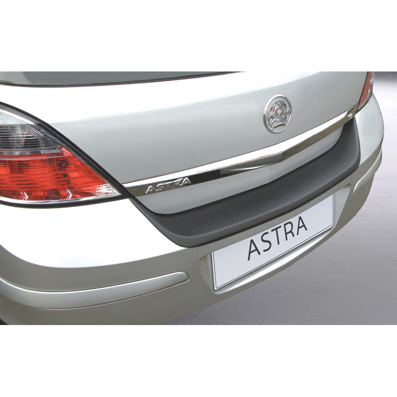 RGM, Protezione paraurti posteriore, plastica ABS, adatta a Opel Astra H 5 porte escl. VXR/GSi/OPC Nero