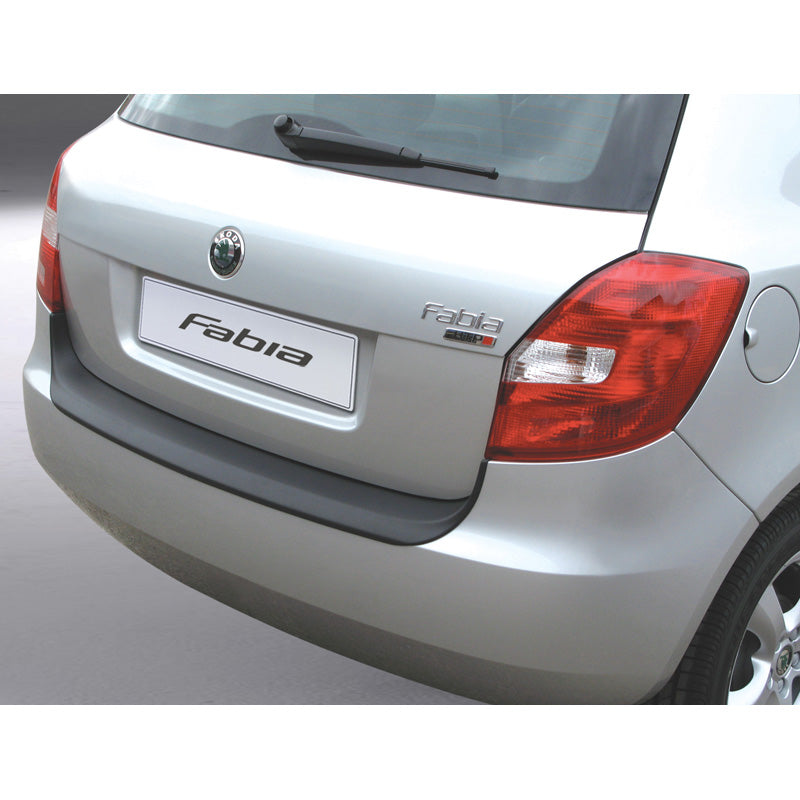 RGM, zadní chránič nárazníku, ABS plast, pasuje na Skoda Fabia II 2007-2010 Černá