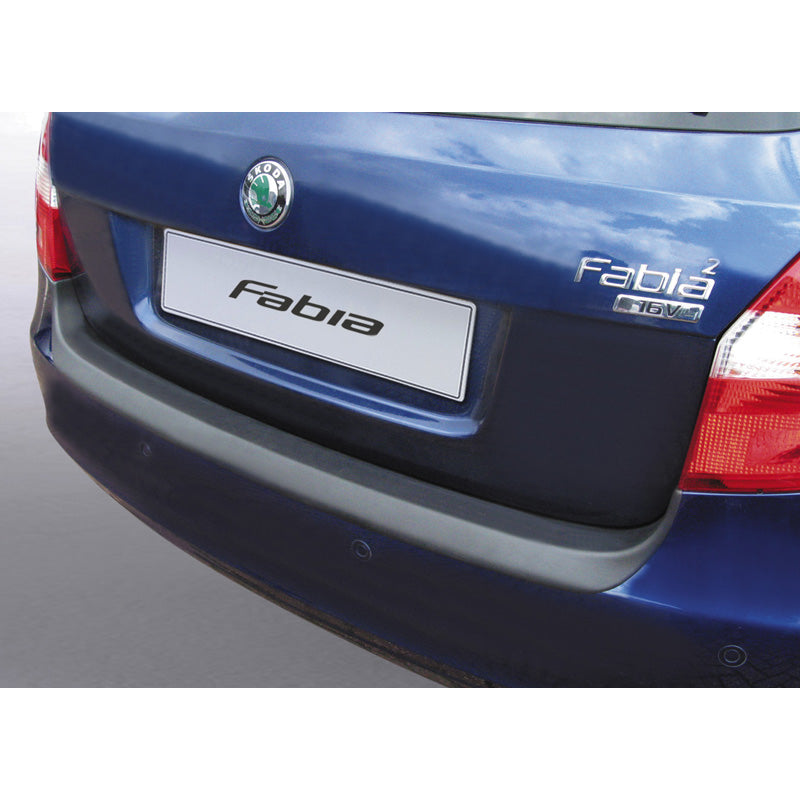 RGM, zadní chránič nárazníku, ABS plast, pasuje na Skoda Fabia II Kombi 2007-2010 Černá