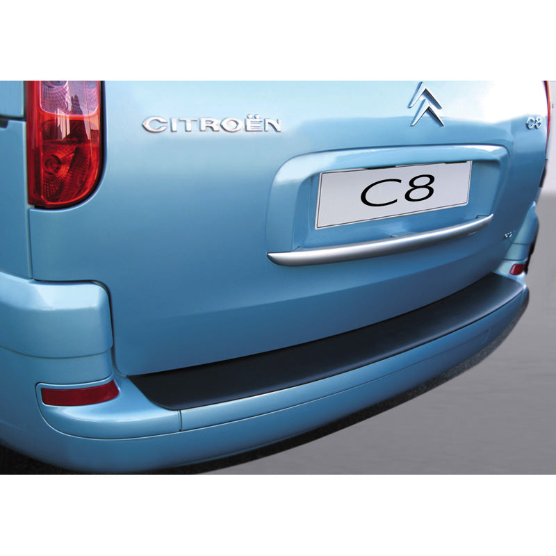 RGM, protezione paraurti posteriore, plastica ABS, adatto a Citroën C8 Nero
