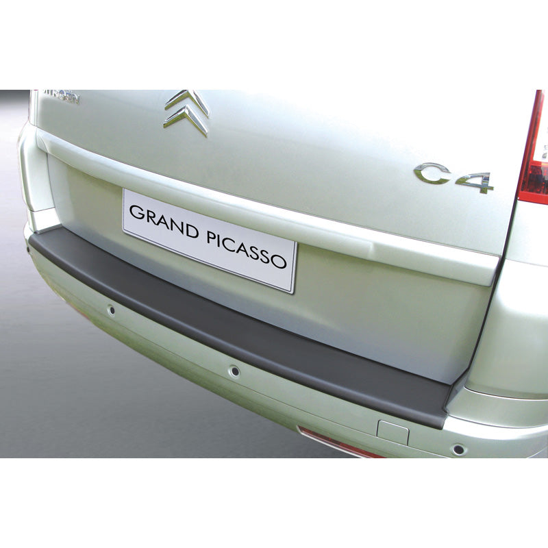 RGM, ochraniacz tylnego zderzaka, ABS plastik, pasuje do Citroën C4 Grand Picasso 7-pers. 2006-2013 Czarny