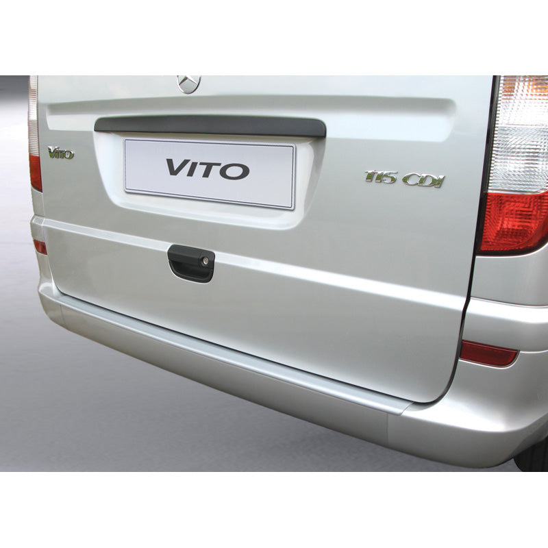 RGM, Rear bumper protector, ABS plastic, fits Mercedes Viano/Vito 2003-2014 Silver