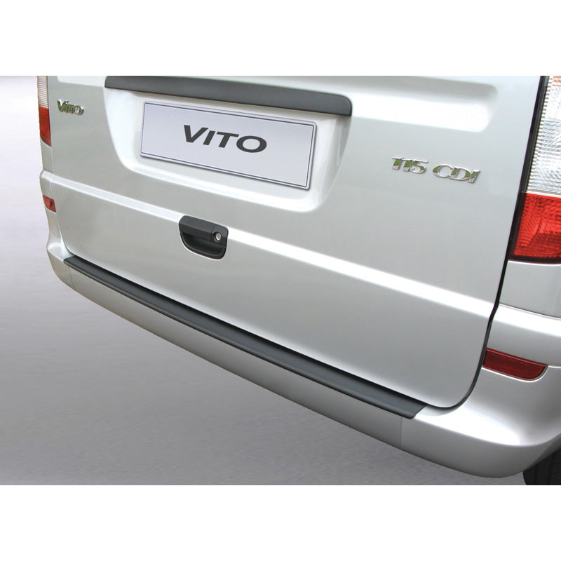 RGM, ochrana zadního nárazníku, ABS plast, pasuje na Mercedes Viano/Vito 2003-2014 černá