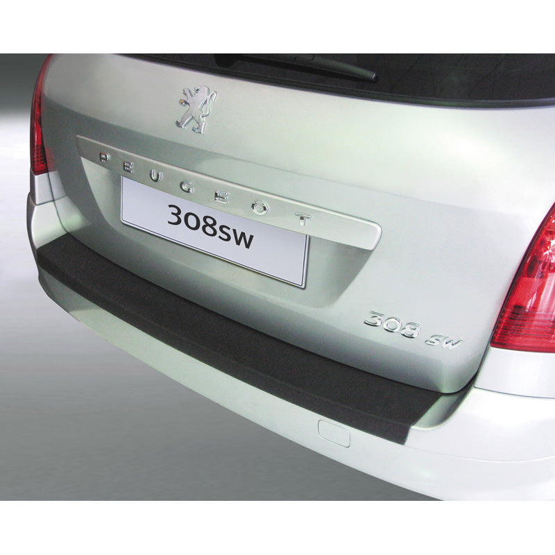 RGM, osłona tylnego zderzaka, ABS plastik, pasuje do Peugeot 308 SW 08-13 czarny