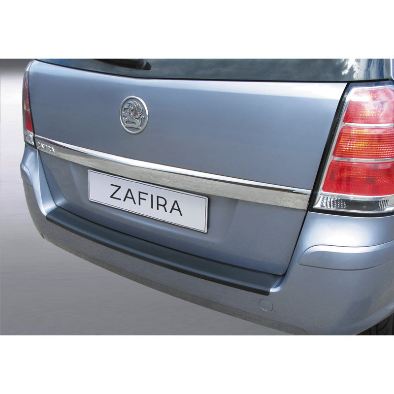 RGM, Ochraniacz tylnego zderzaka, tworzywo ABS, pasuje do Opel Zafira B 2005-2014 Czarny