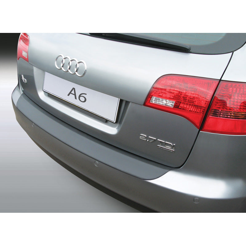 RGM, Rear bumper protector, ABS plastic, fits Audi A6 Avant 2004-2011 excl. S6/RS6 Black