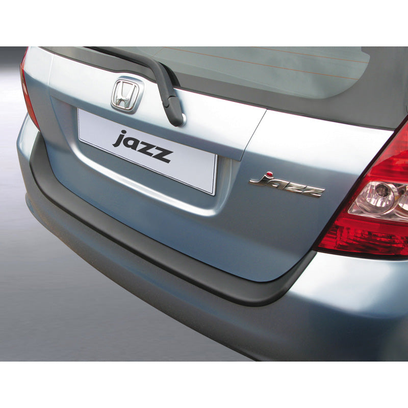 RGM, Rear bumper protector, ABS plastic, fits Honda Jazz 2004-2008 Black